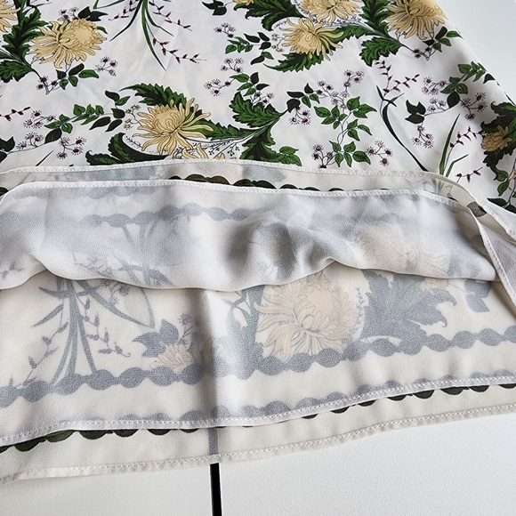 Max Studio Womens Dressy Tank Top Sz Small White Floral Party Going Out School - Picture 11 of 11